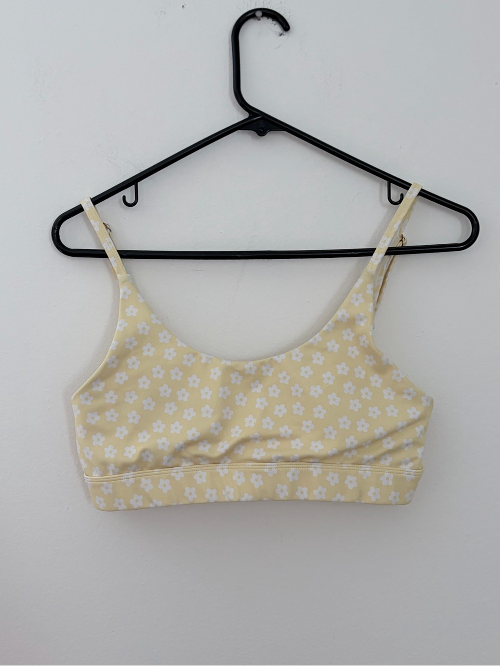 WILO Yellow Floral Sports Bra